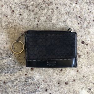 COACH Monogram Keyholder and Coin Purse
